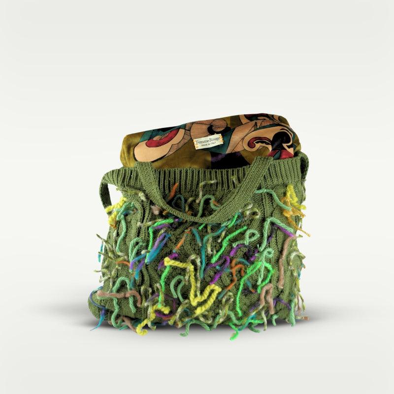 ALMALA BORSA LANA | VERDE Vendite Flash