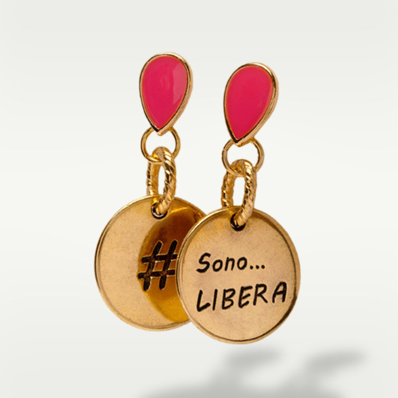 ALMALA ORECCHINO #SENTIMENT | FUCSIA Saldi