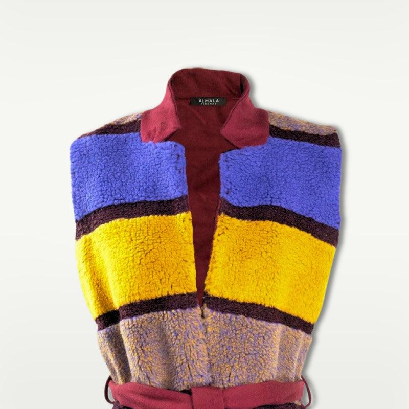 ALMALA GILET KASHMIR | BORDEAUX Presa