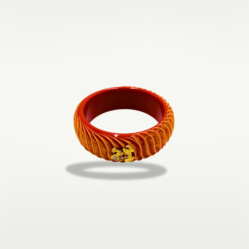 ALMALA BRACCIALE ACETATE FROG | MATTONE CHIARO Prezzo Ridotto