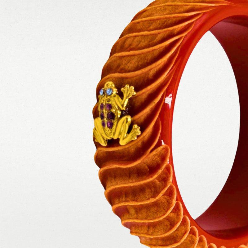 ALMALA BRACCIALE ACETATE FROG | MATTONE CHIARO Prezzo Ridotto