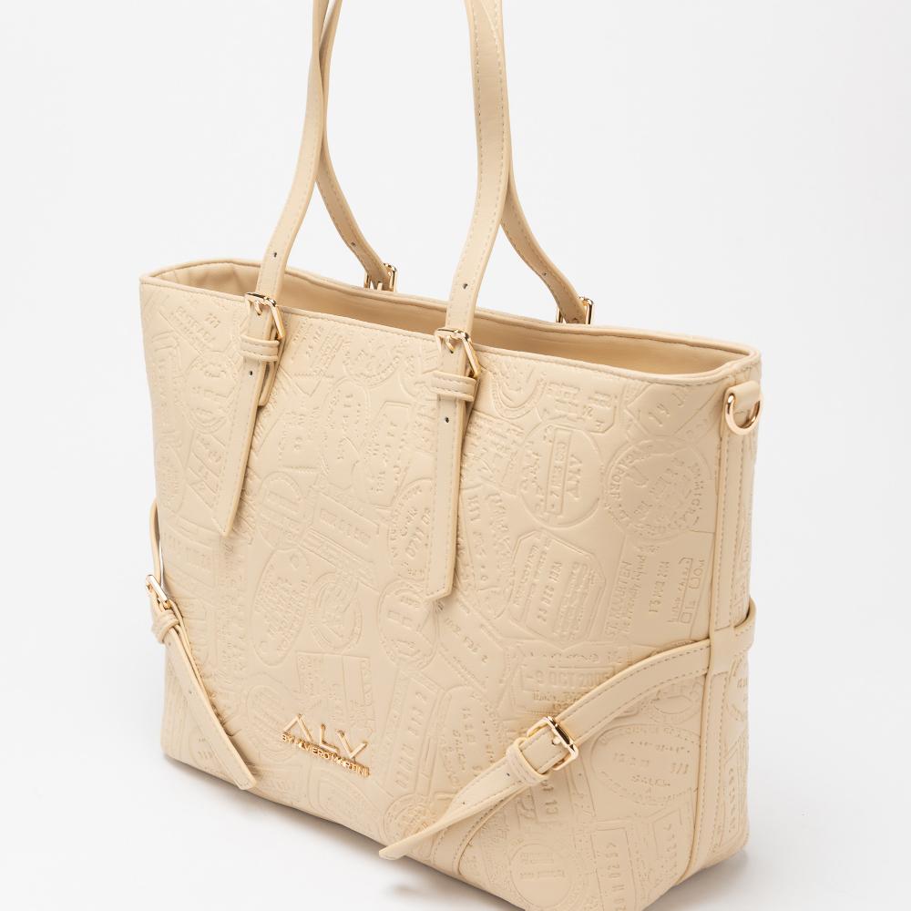 Alv by alviero martini Shopping bag large debossed passport ALV by Alviero Martini – ALVB9201 Hotsell