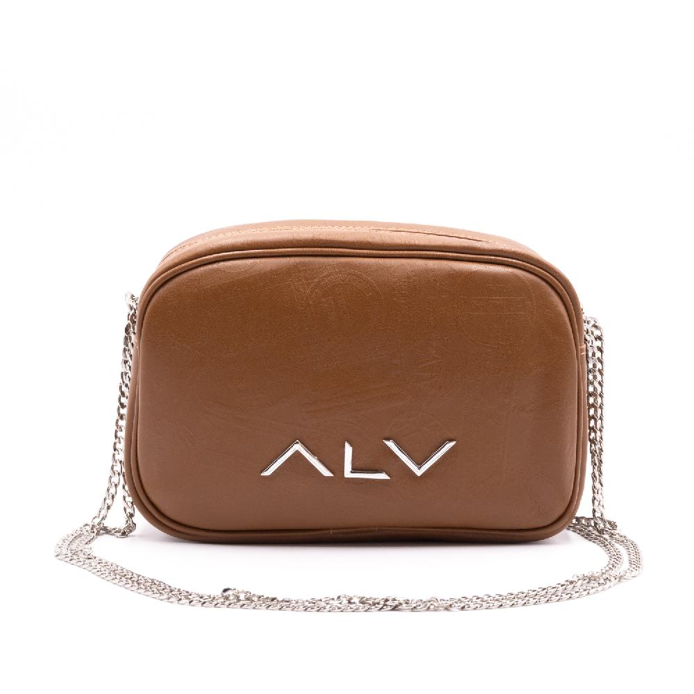 Alv by alviero martini Borsa a tracolla in pelle con stampa – ALVBT300X Prezzo Ridotto