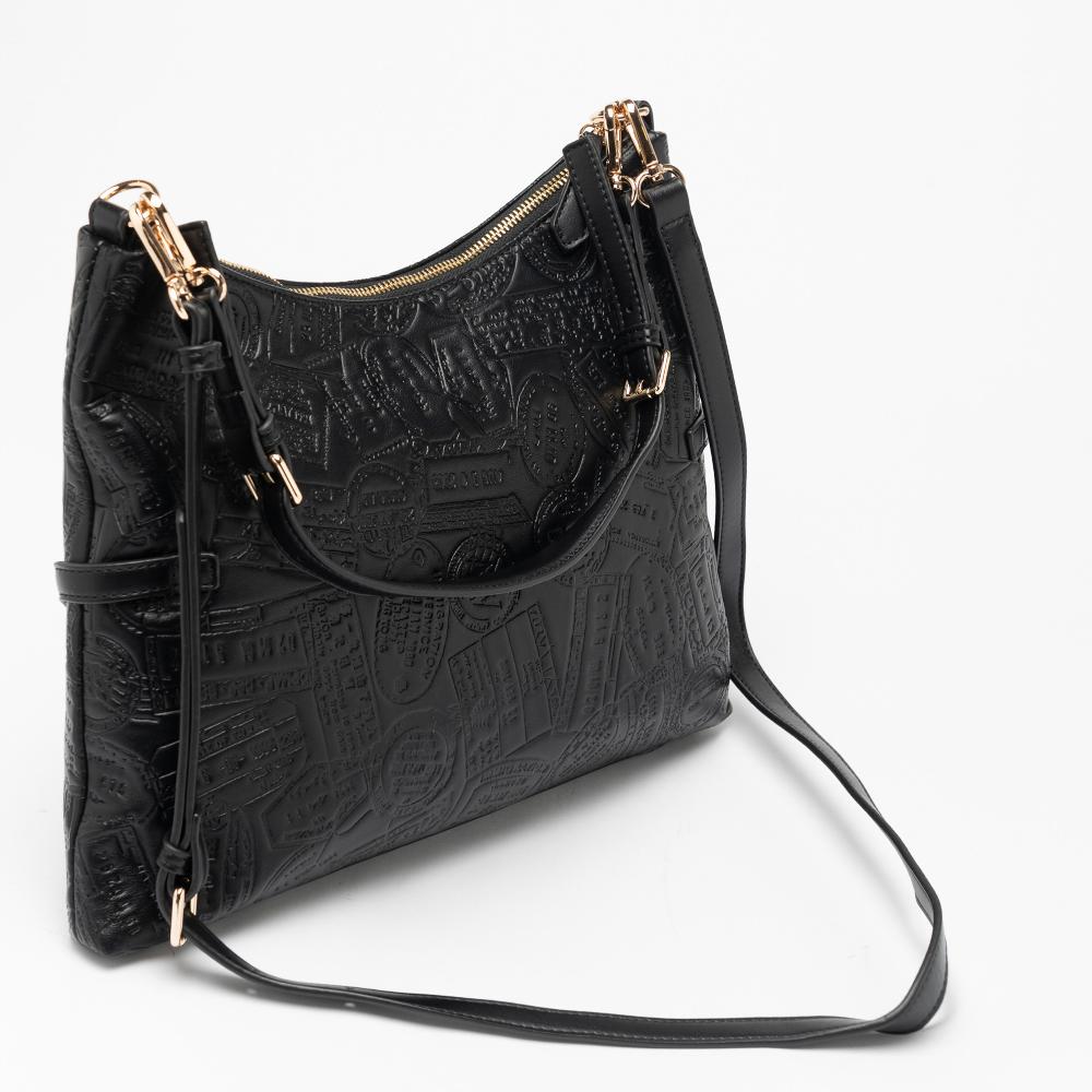Alv by alviero martini Hobo Medium bag debossed passport ALV by Alviero Martini – ALVB9202 Moda