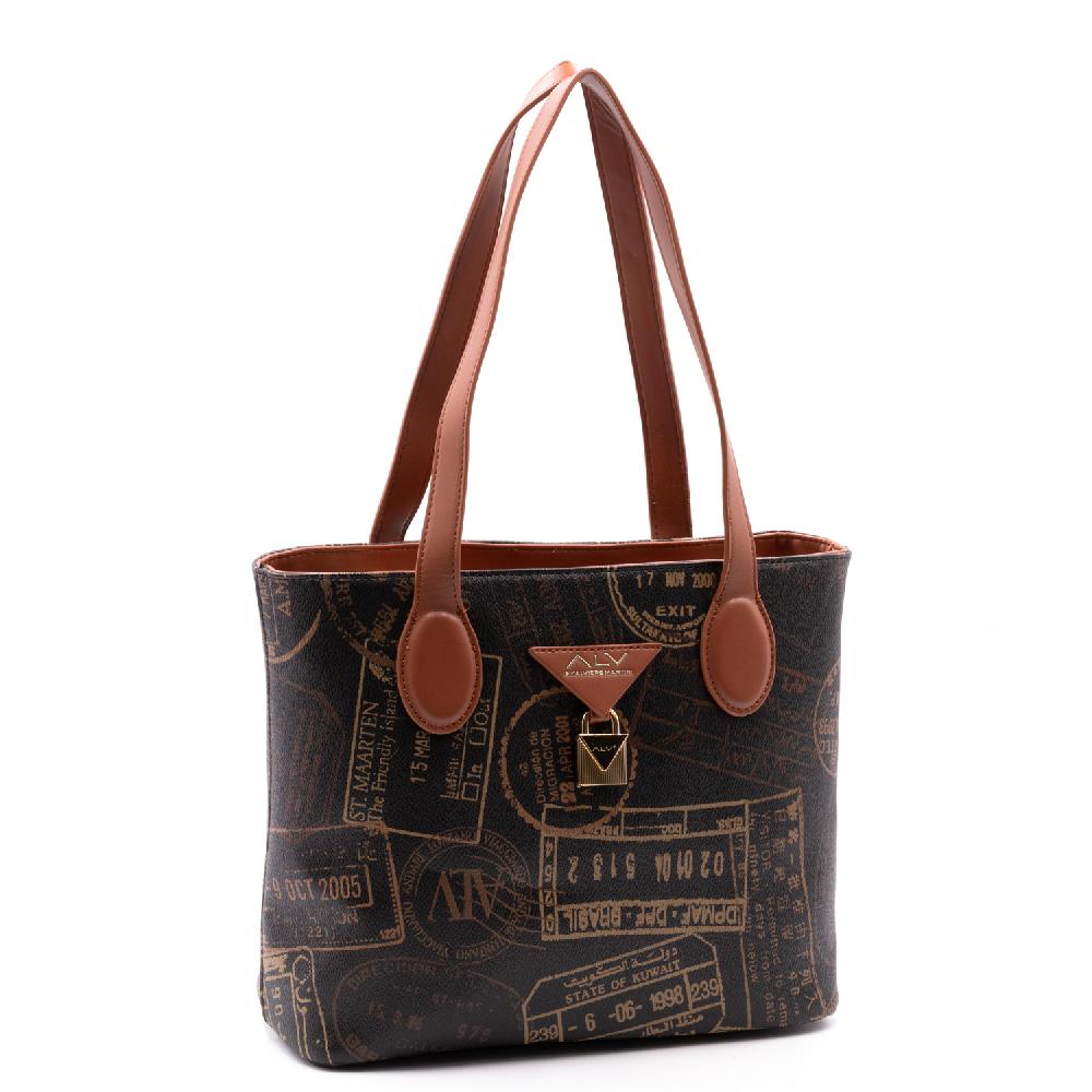 Alv by alviero martini Borsa Shopping Big Logo – AL904B3210 Saldi Di Fabbrica