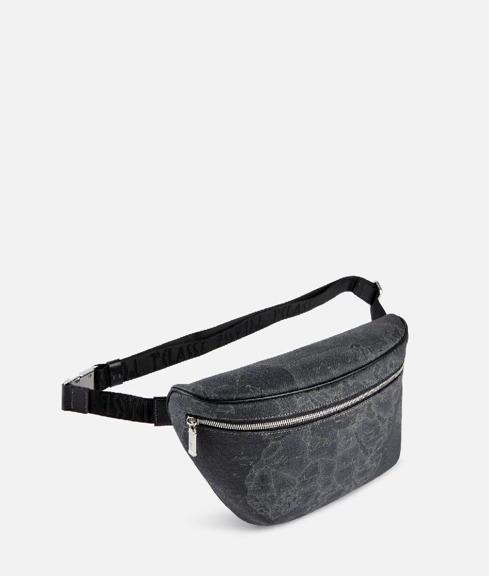 Alviero martini 1a classe Geo Black maxi marsupio In Saldo