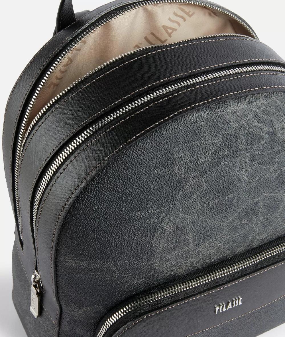 Alviero martini 1a classe Geo Black zaino doppia zip In Vendita
