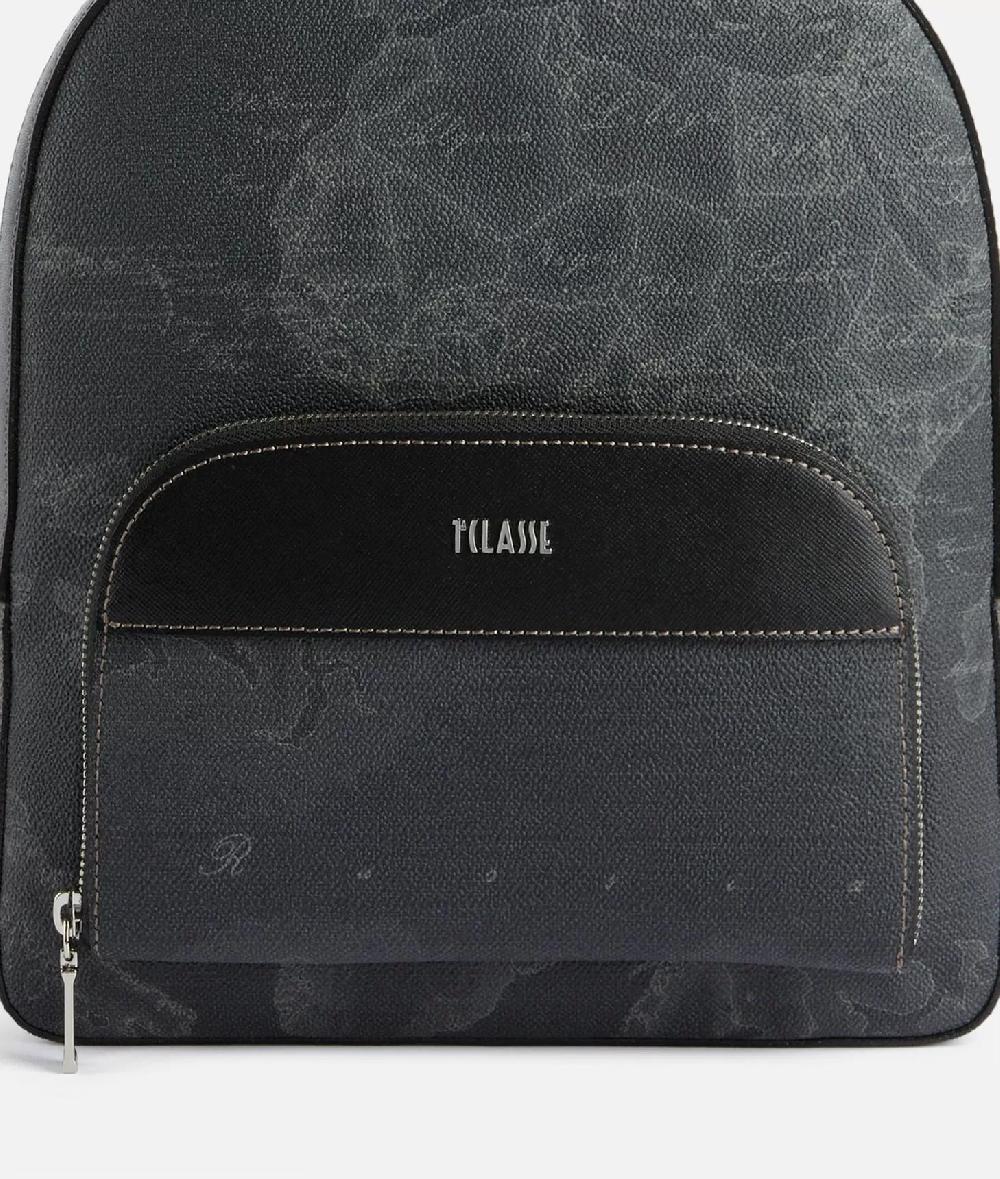 Alviero martini 1a classe Geo Black zaino doppia zip In Vendita