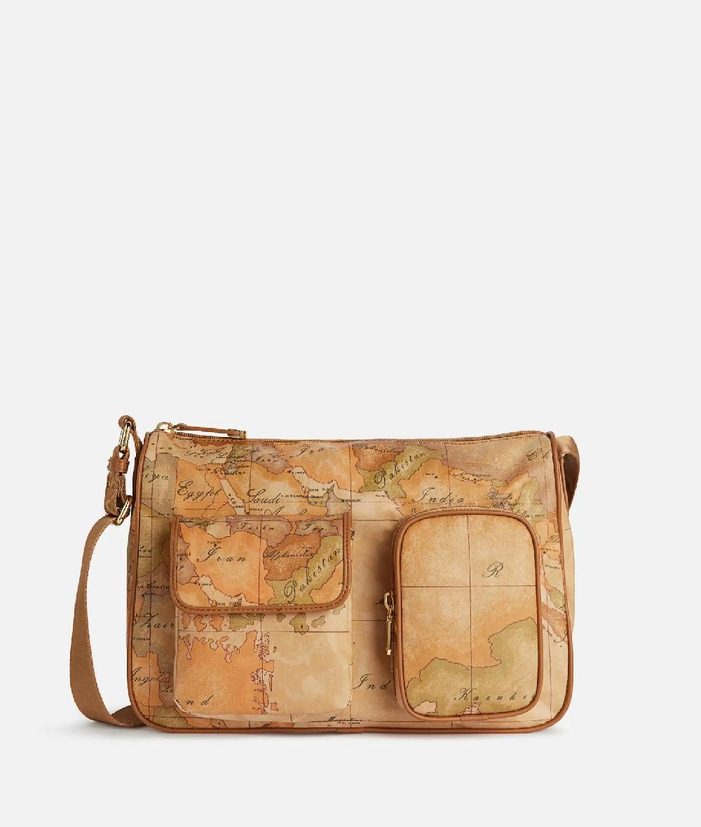 Alviero martini 1a classe Geo Soft borsa a tracolla con tasche Qualità Garantita