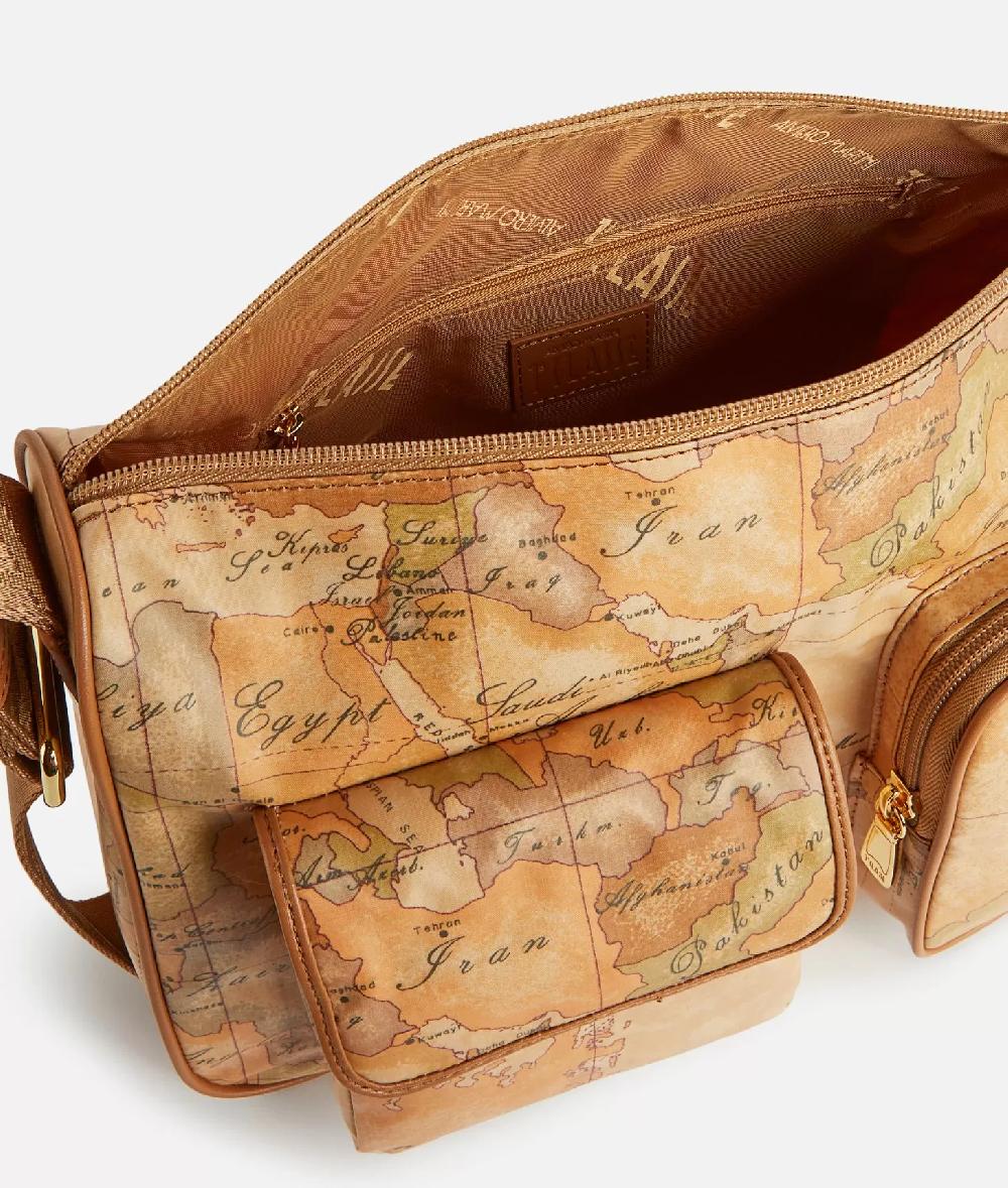 Alviero martini 1a classe Geo Soft borsa a tracolla con tasche Qualità Garantita