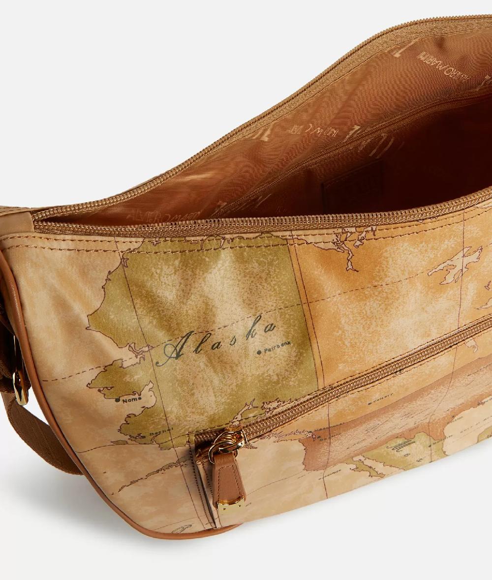 Alviero martini 1a classe Geo Soft tracolla a mezzaluna grande con tasca Promozione Limitata