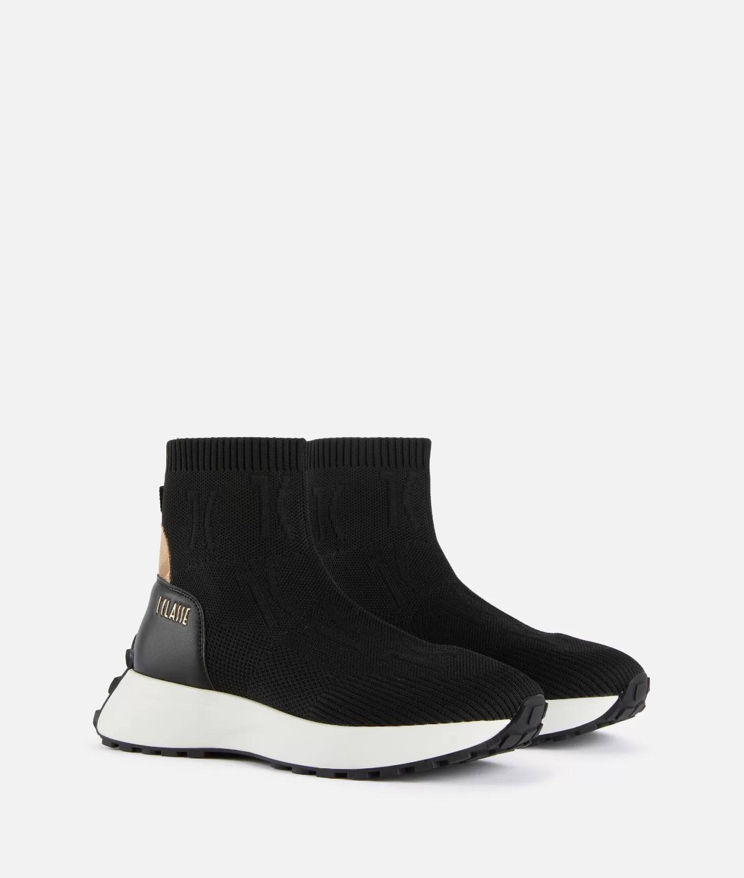 Alviero martini 1a classe Running a calza con motivo Monogram 1C Nere Saldi Di Fabbrica