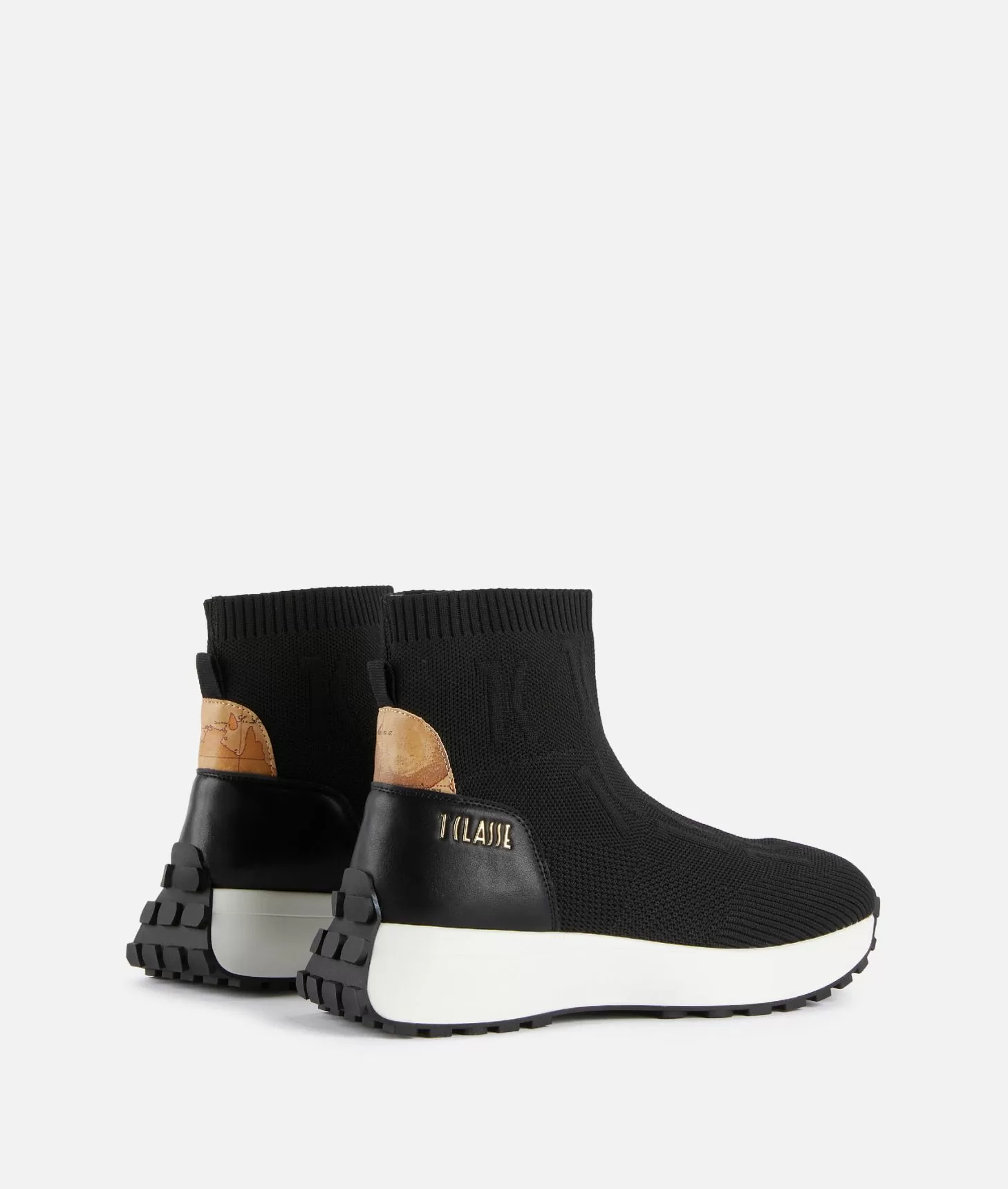 Alviero martini 1a classe Running a calza con motivo Monogram 1C Nere Saldi Di Fabbrica