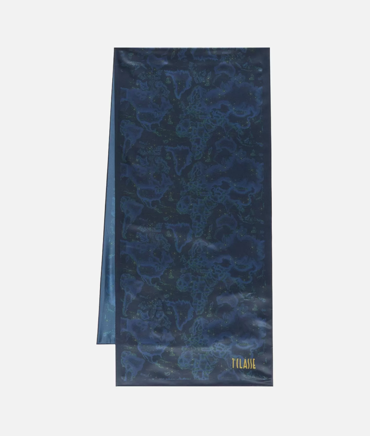Alviero martini 1a classe Sciarpa Geo Midnight 45 x 180 Blu Notte Italia