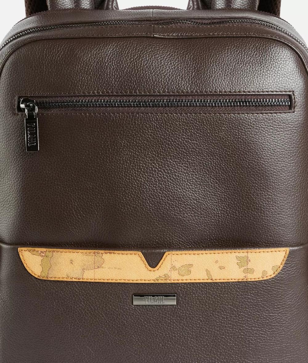 Alviero martini 1a classe Beta Leather zaino portacomputer Testa Di Moro Presa