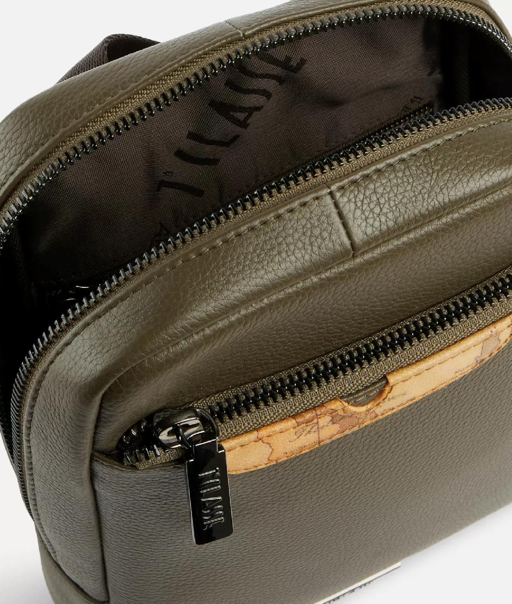 Alviero martini 1a classe Beta Leather bandoliera piccola Verde Militare Economico