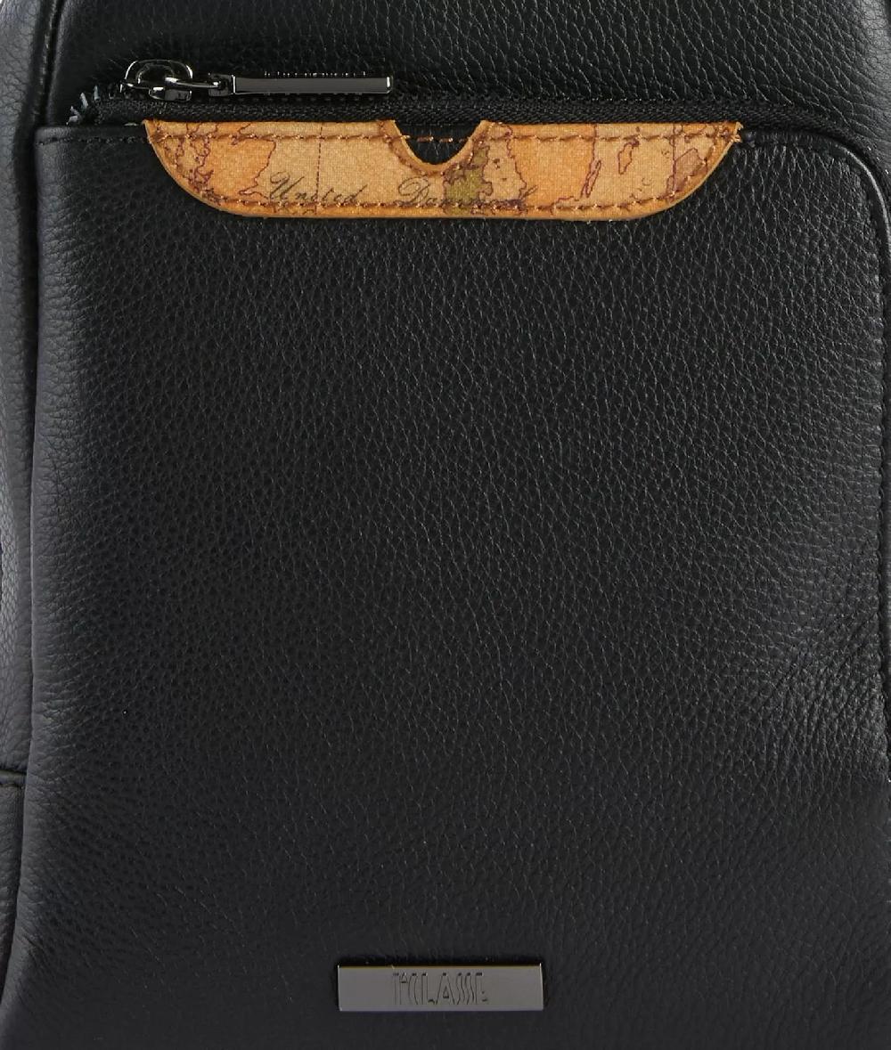Alviero martini 1a classe Beta Leather bandoliera piccola Nera Outlet
