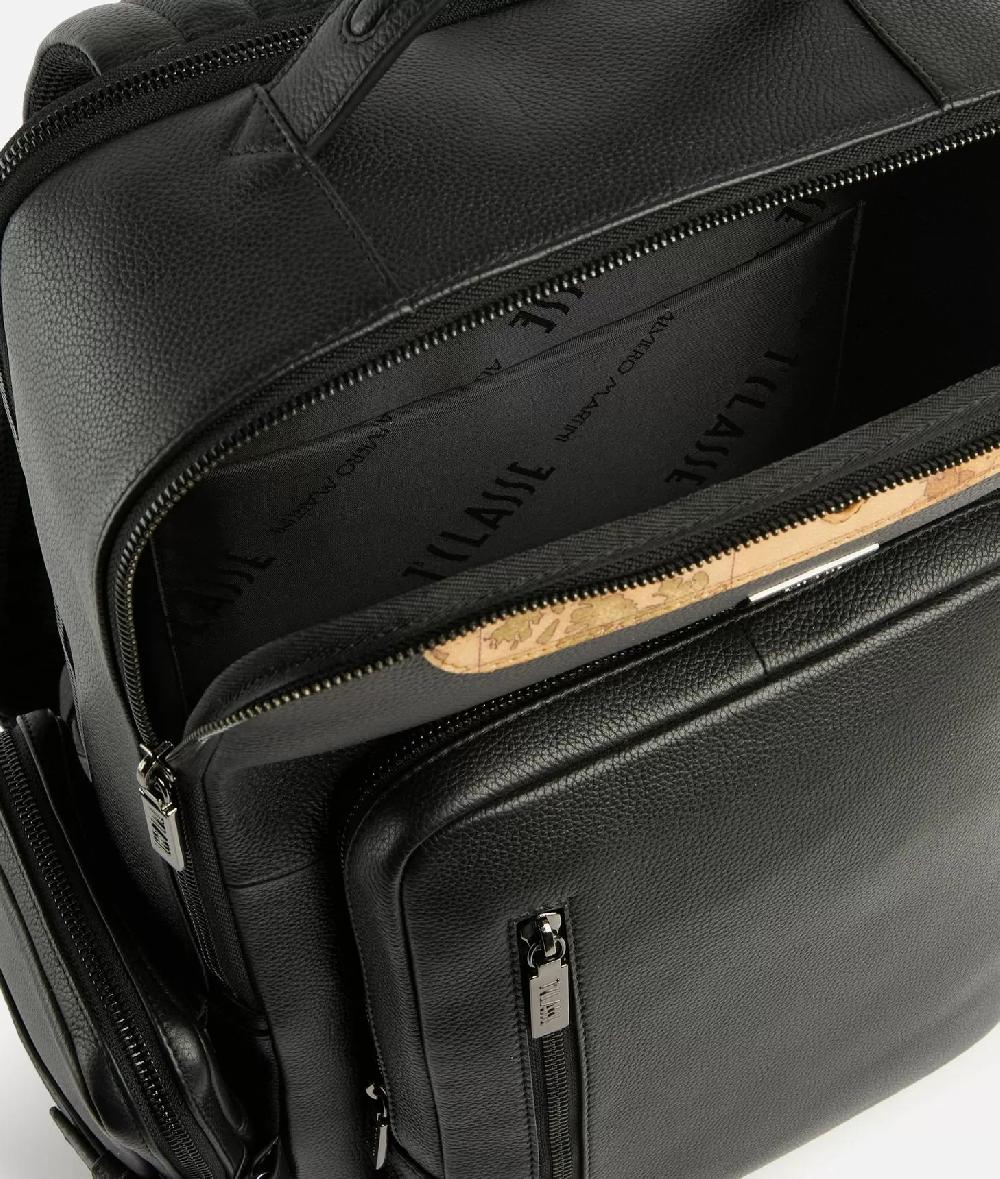 Alviero martini 1a classe Beta Leather zaino portacomputer Nero Saldi