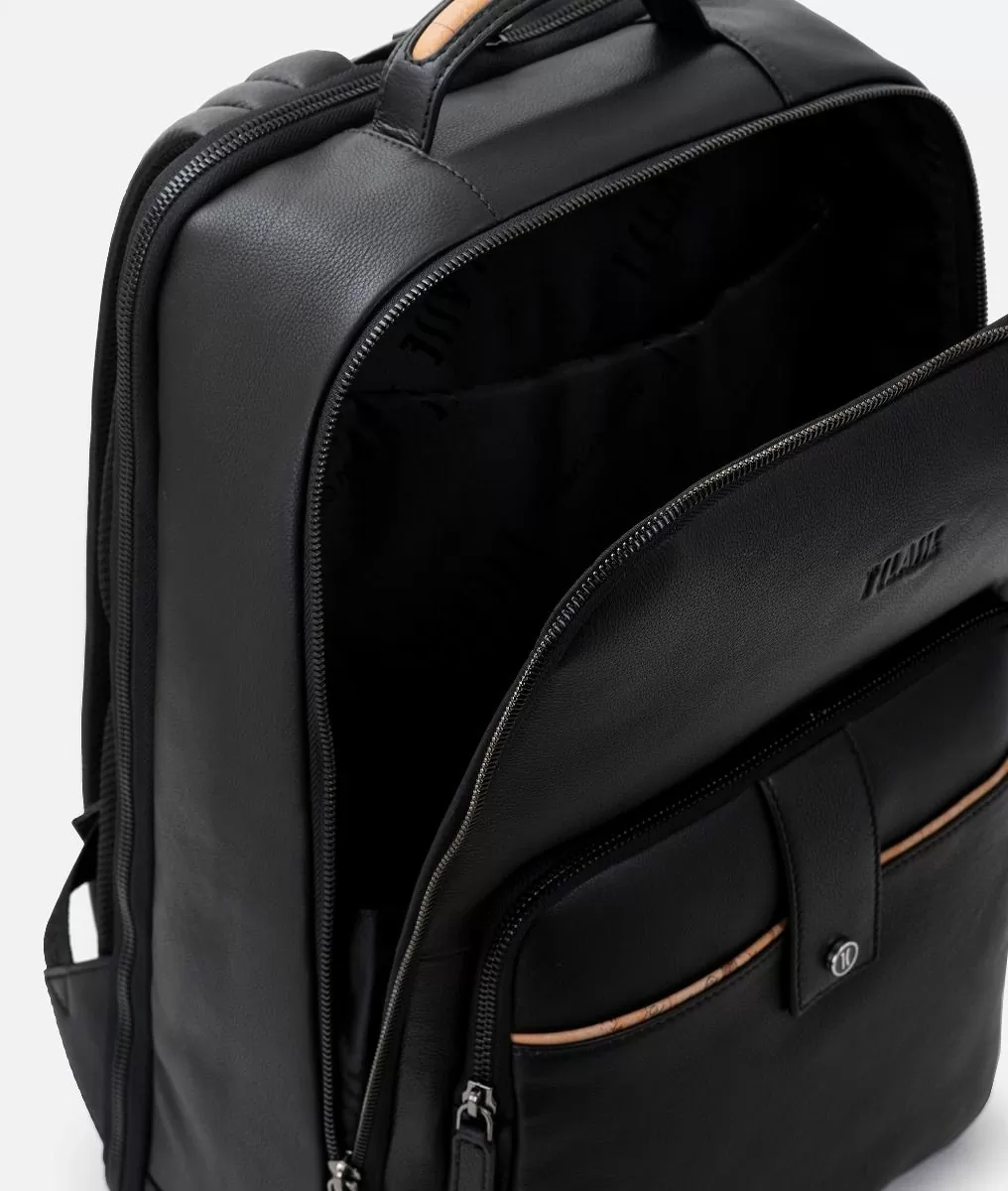 Alviero martini 1a classe Zaino da lavoro in pelle Nero Moda