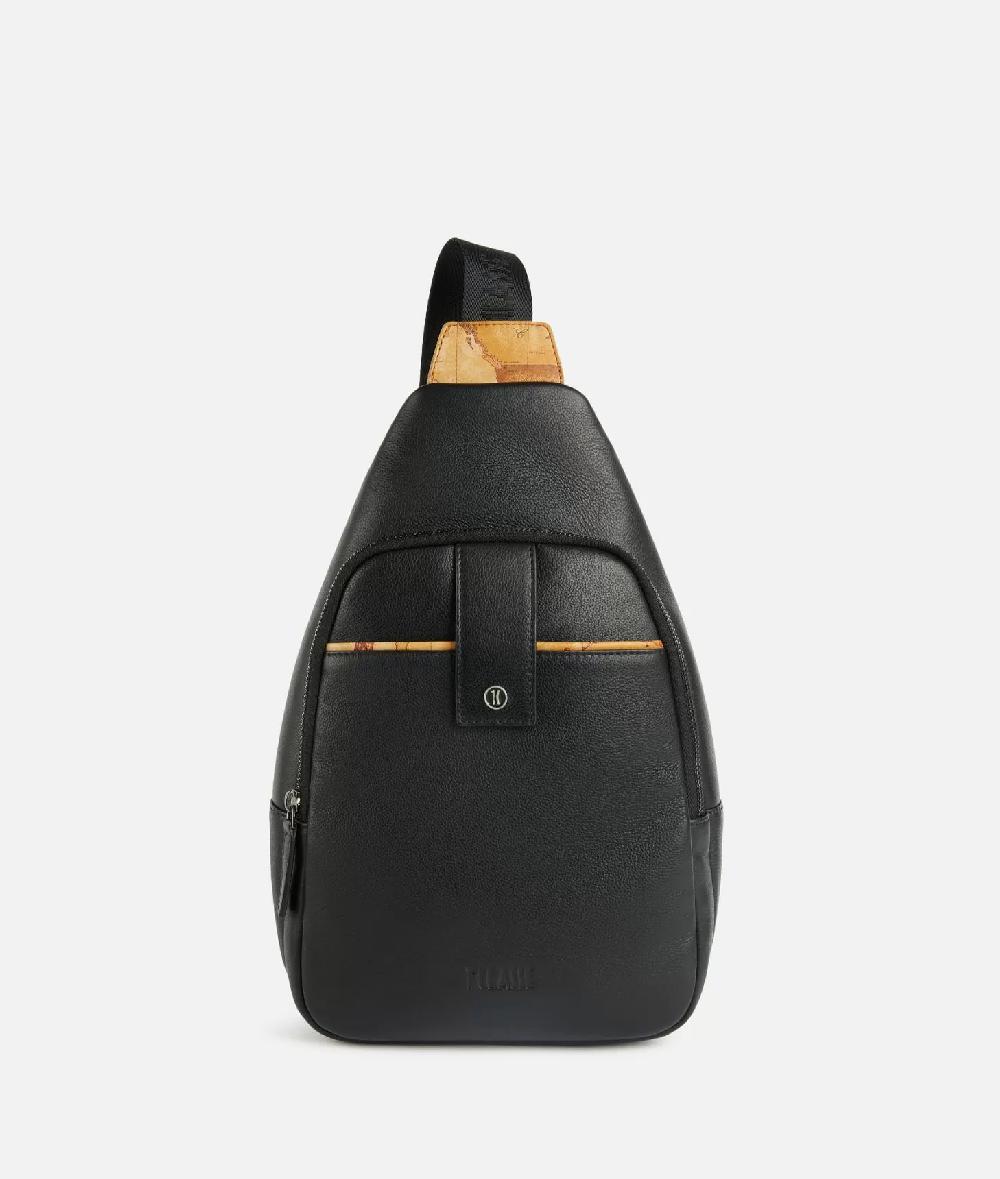 Alviero martini 1a classe Zaino monospalla in pelle Nero 2025