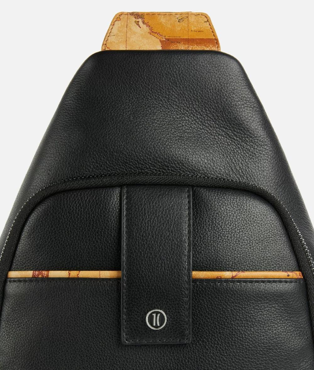Alviero martini 1a classe Zaino monospalla in pelle Nero 2025