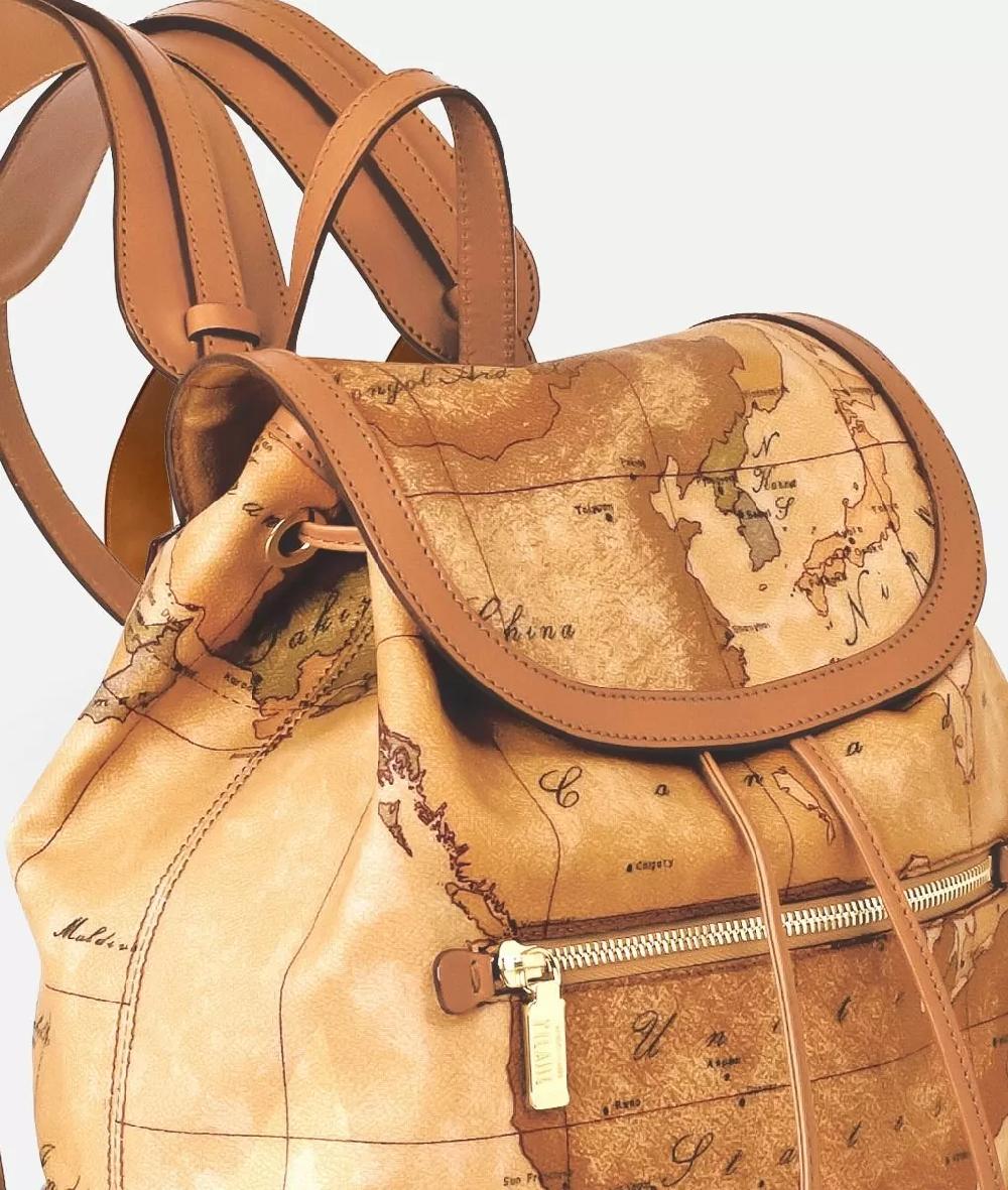 Alviero martini 1a classe Geo Classic Zaino con angoli in pelle Qualità