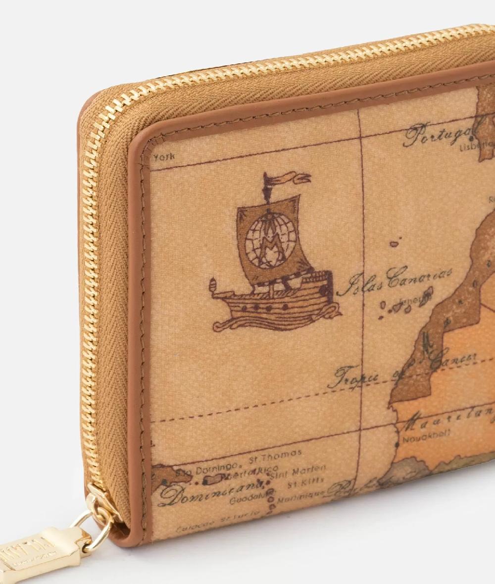 Alviero martini 1a classe Geo Classic portafoglio ziparound piccolo Vendita Calda