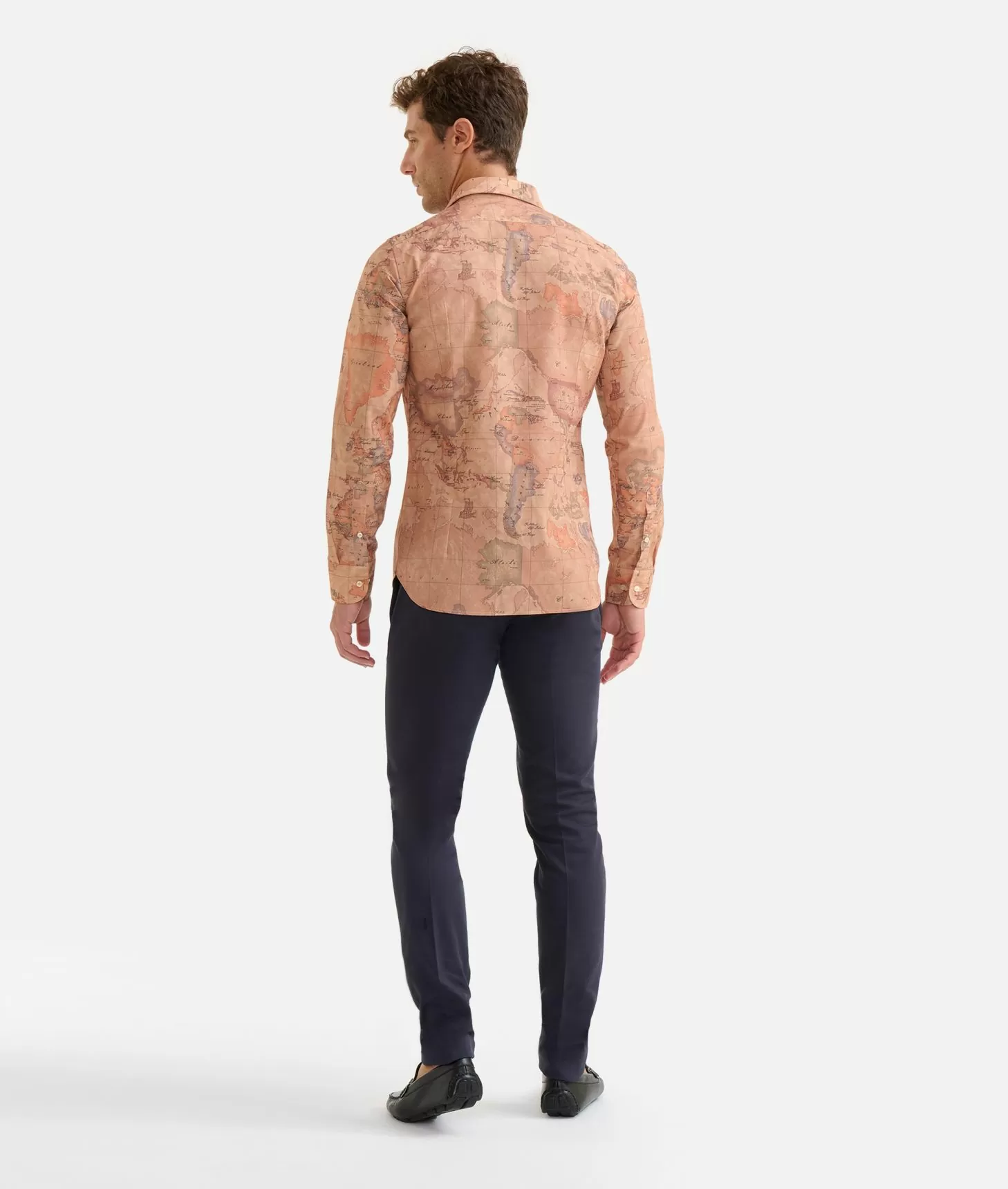 Alviero martini 1a classe Camicia slim con stampa Geo Classic Promozione