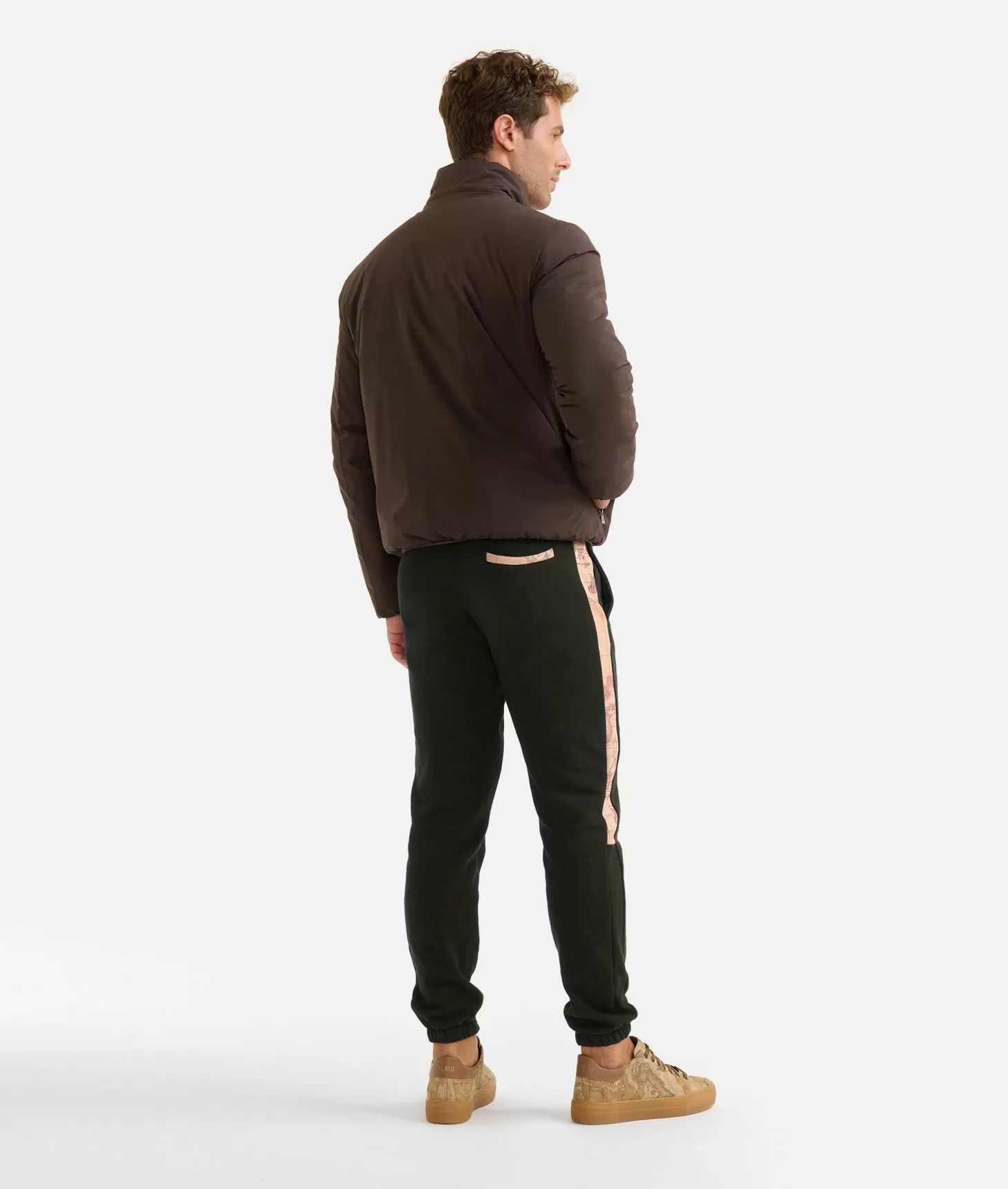 Alviero martini 1a classe Bomber con dettagli Geo Classic Cioccolato Offerte