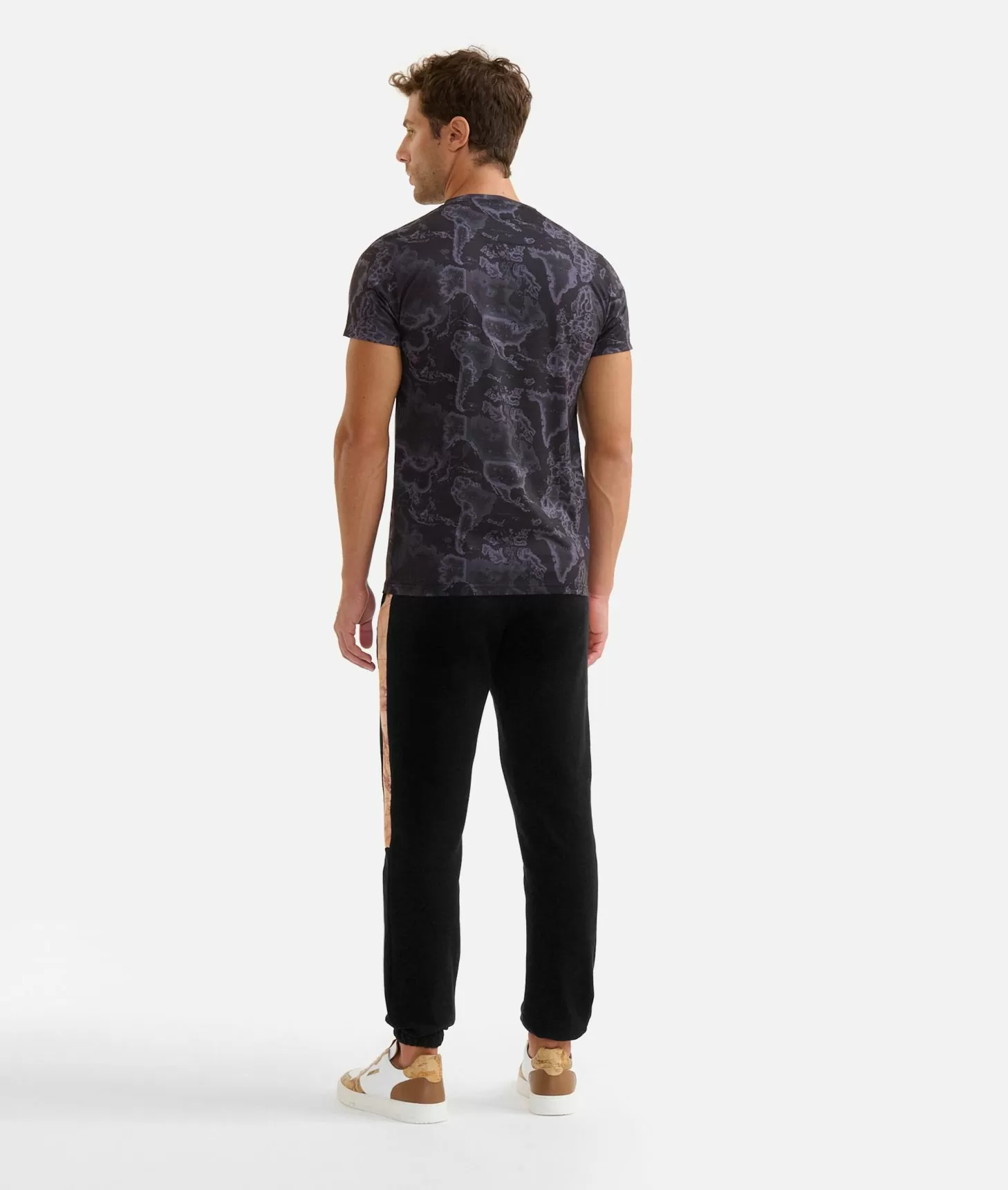 Alviero martini 1a classe T-shirt stampa Geo Night Nera Acquista Ora