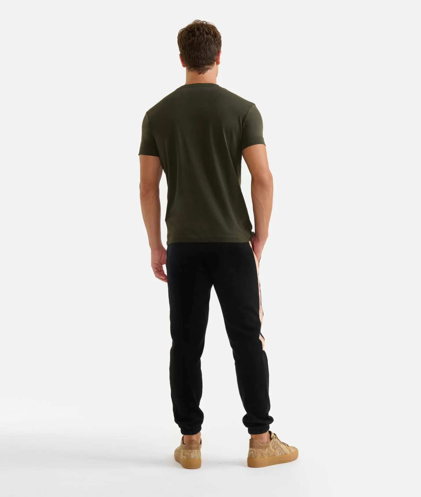 Alviero martini 1a classe T-shirt in cotone con dettagli spalle Verde Militare Outlet