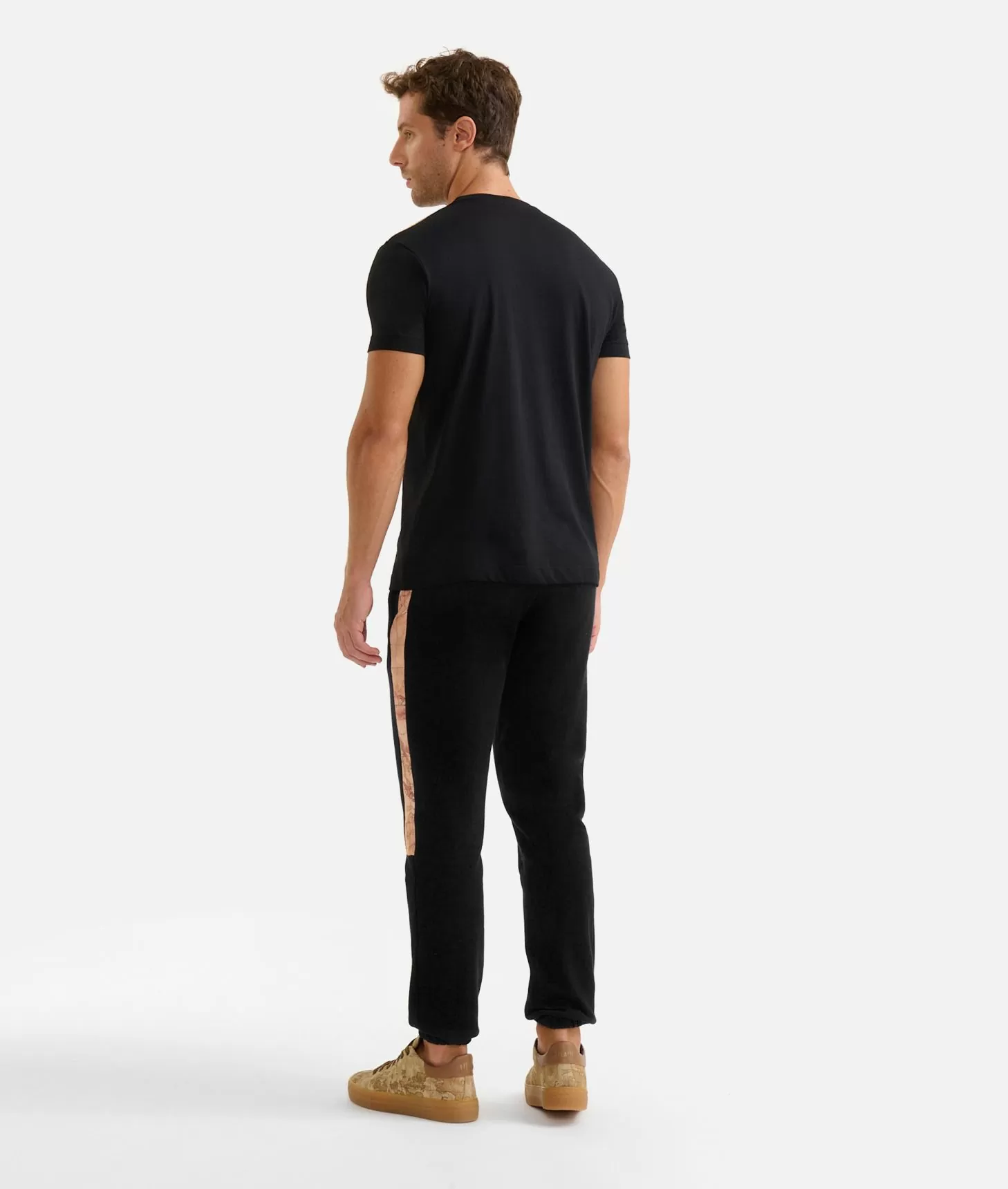 Alviero martini 1a classe T-shirt in cotone con dettagli spalle Nera Offerte