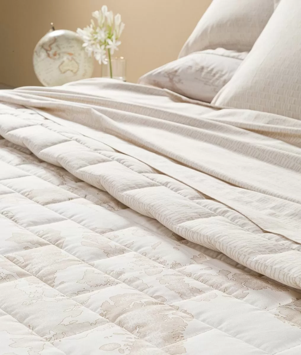 Alviero martini 1a classe Copriletto trapuntato Geo White 2025