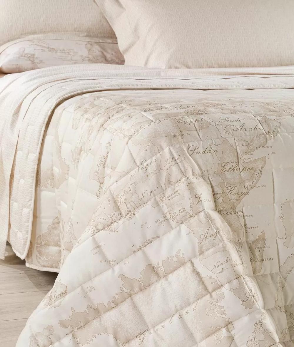 Alviero martini 1a classe Copriletto trapuntato Geo White 2025