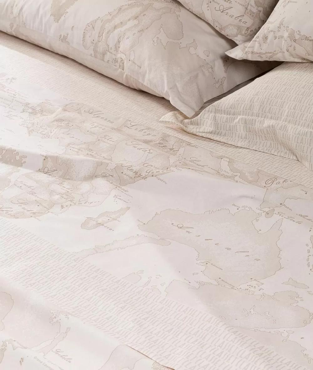 Alviero martini 1a classe Completo lenzuola copriletto Geo White Promozione