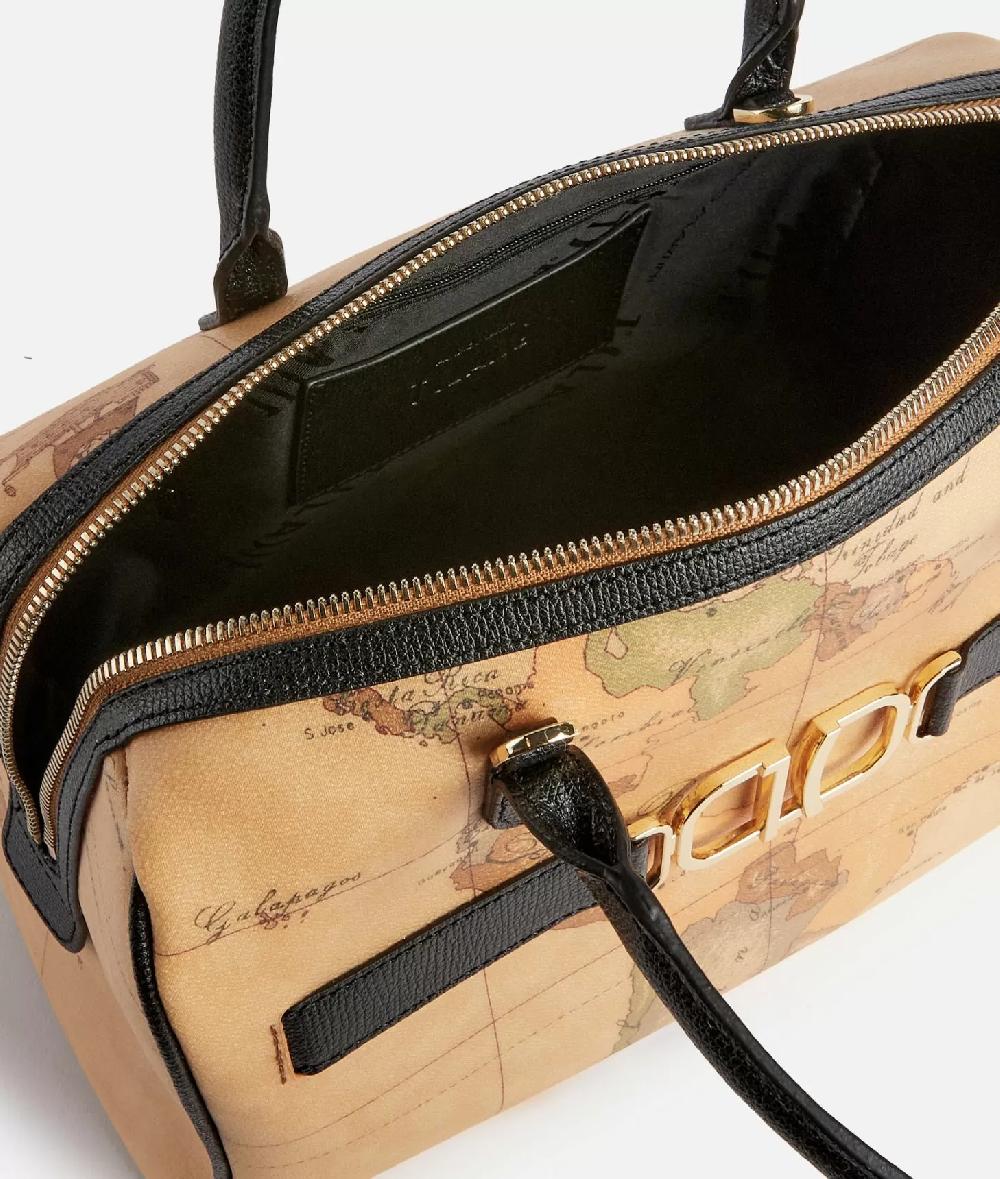 Alviero martini 1a classe 3D Geo bauletto con tracolla Nero Presa