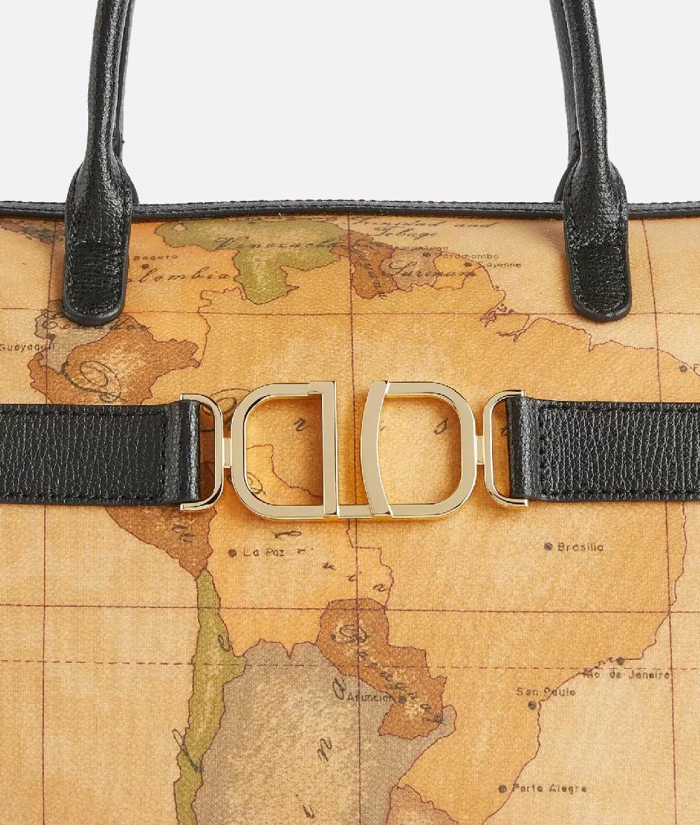 Alviero martini 1a classe 3D Geo bauletto con tracolla Nero Presa