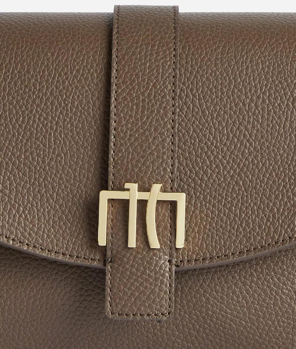 Alviero martini 1a classe Inspiring Bag tracolla con patta Taupe Scuro Nuovo