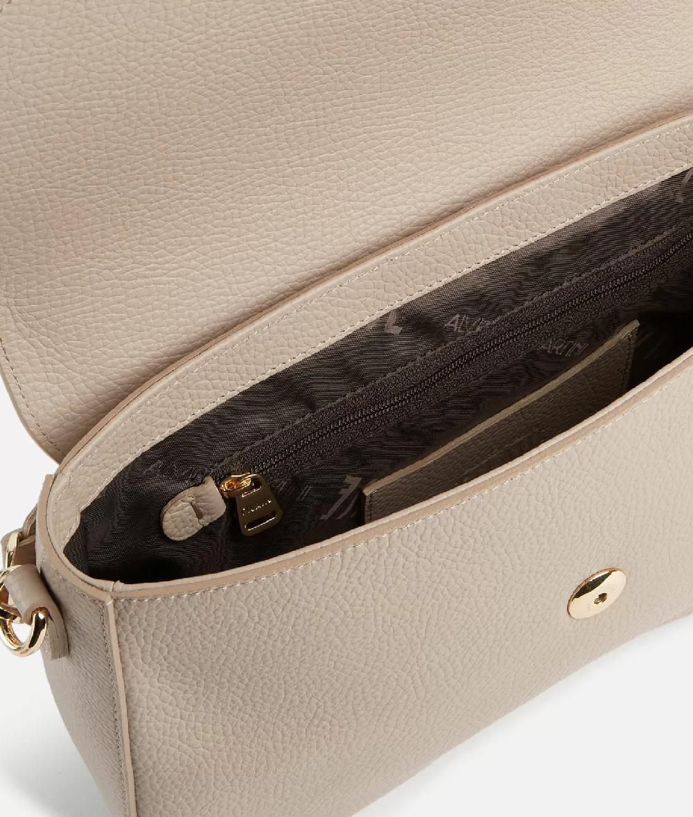 Alviero martini 1a classe Inspiring Bag tracolla con patta Taupe Chiaro Qualità