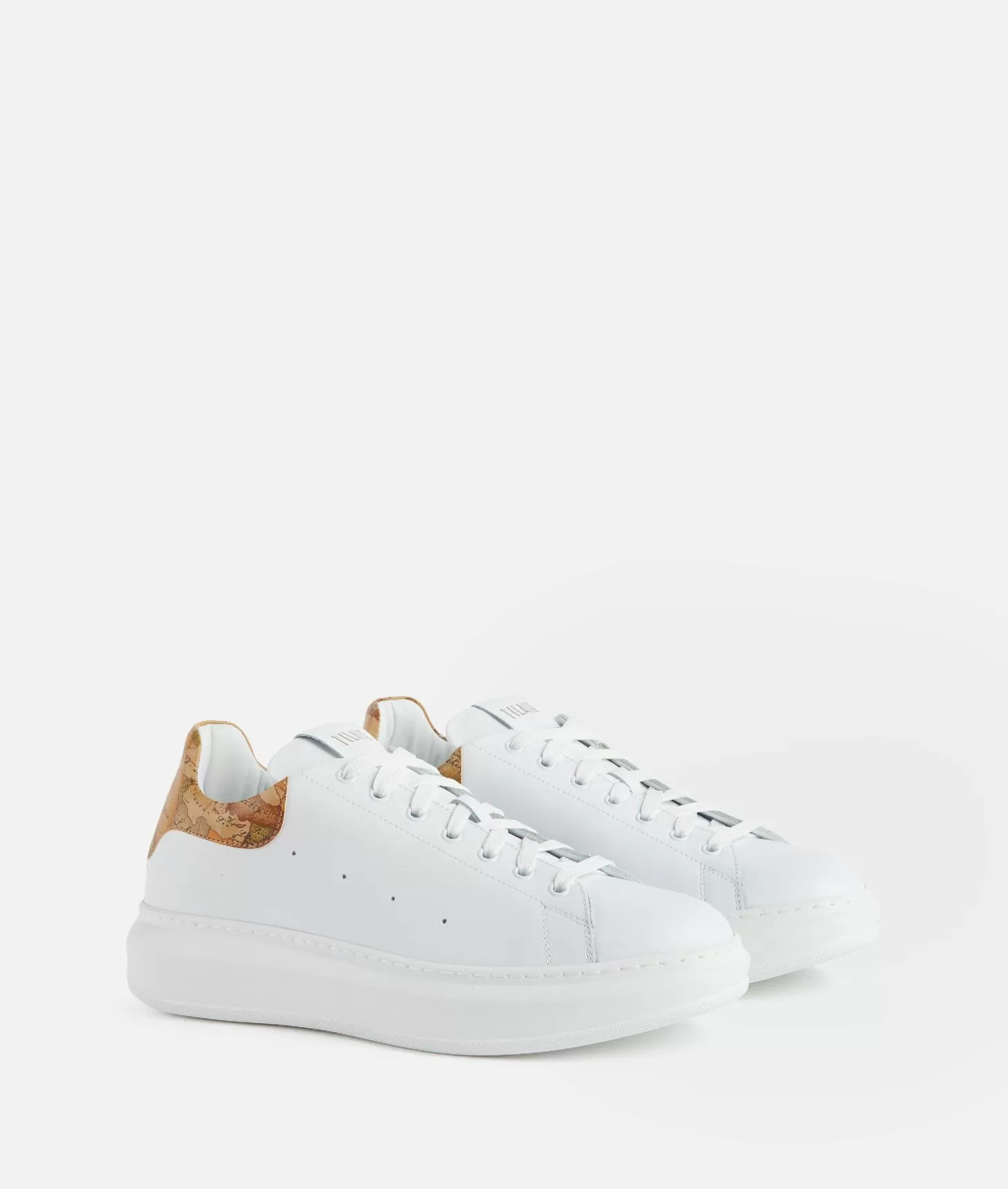 Alviero martini 1a classe Sneakers in pelle liscia Bianche Online