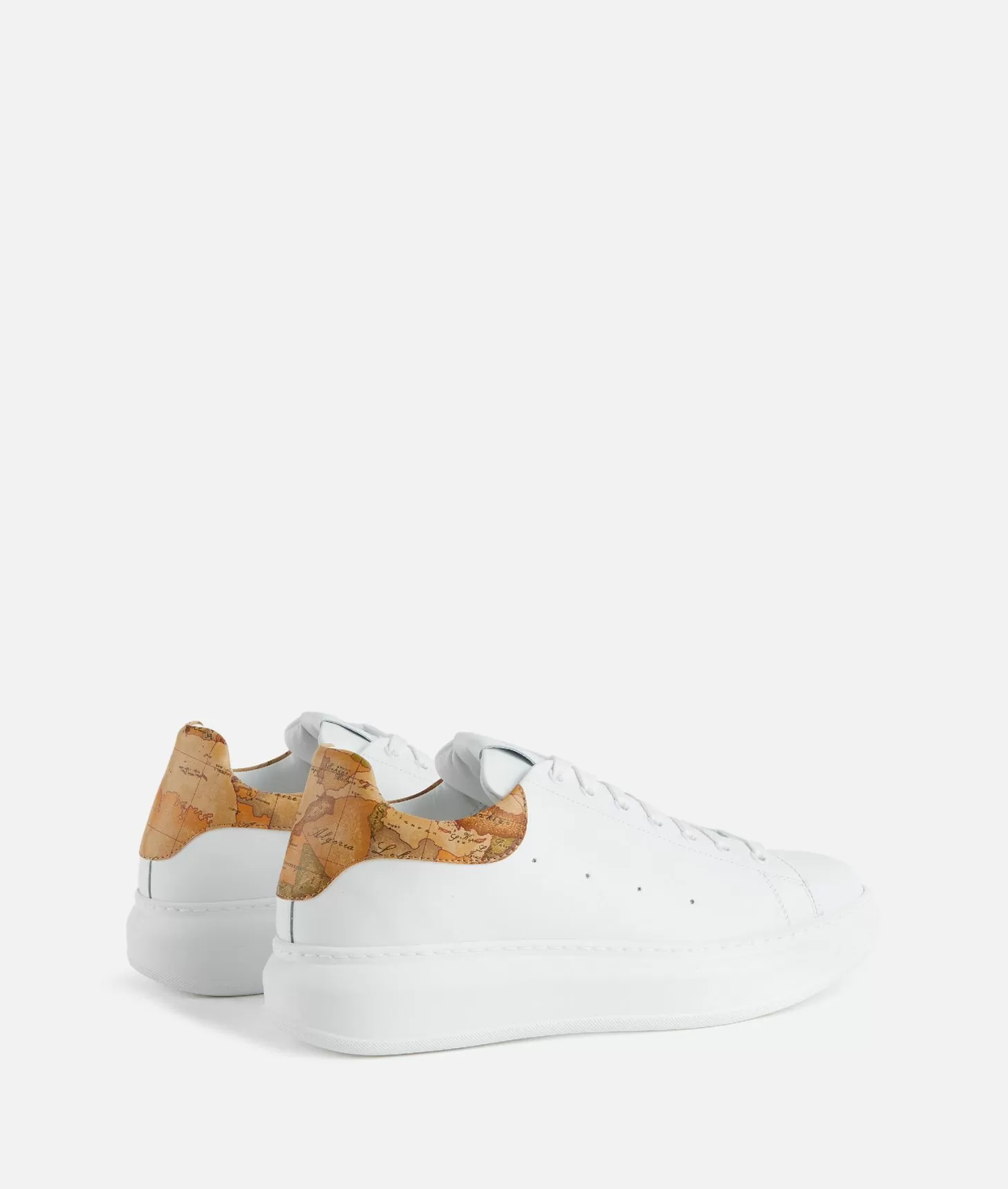Alviero martini 1a classe Sneakers in pelle liscia Bianche Online