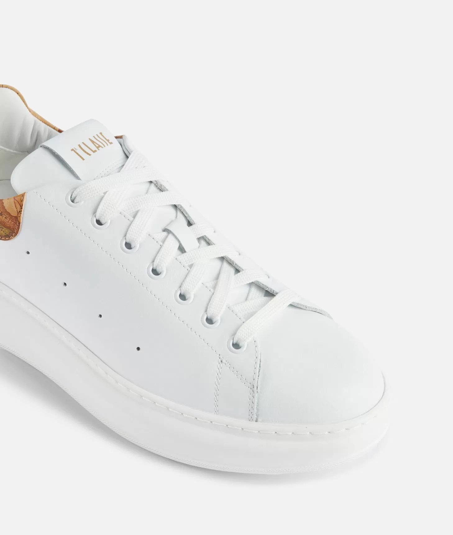 Alviero martini 1a classe Sneakers in pelle liscia Bianche Online