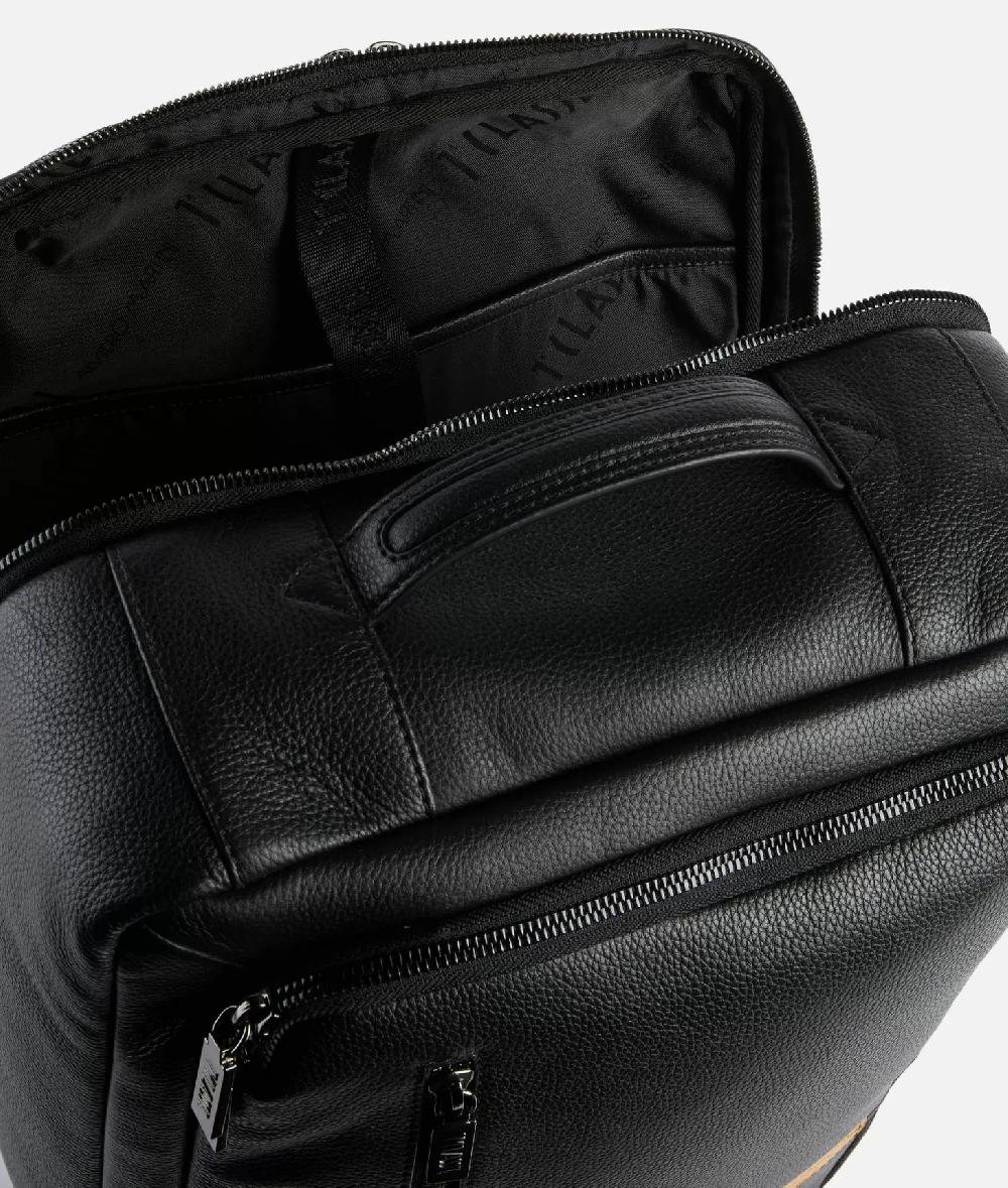 Alviero martini 1a classe Beta Leather zaino da viaggio tripla portabilità Nero In Saldo