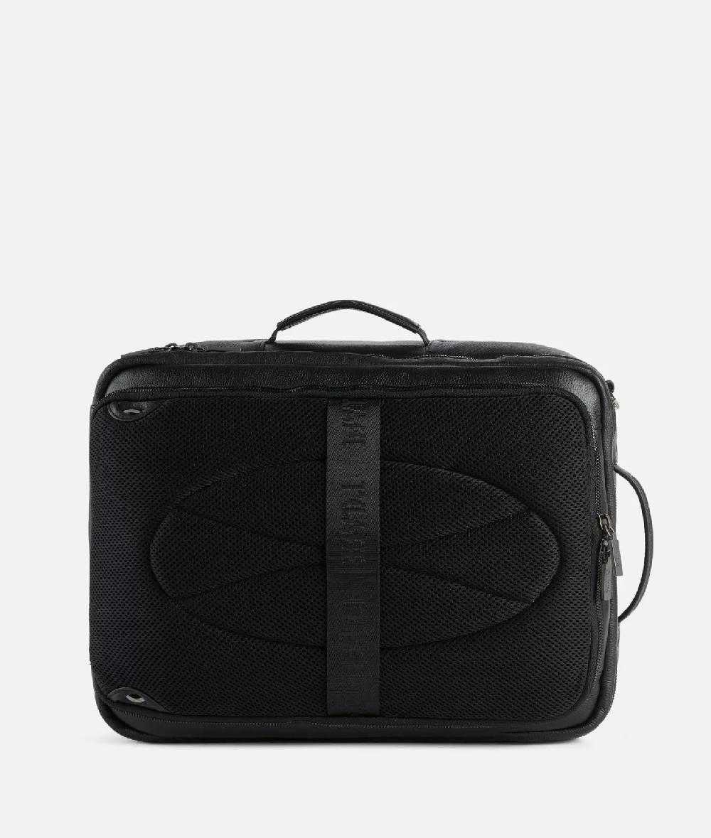 Alviero martini 1a classe Beta Leather zaino da viaggio tripla portabilità Nero In Saldo