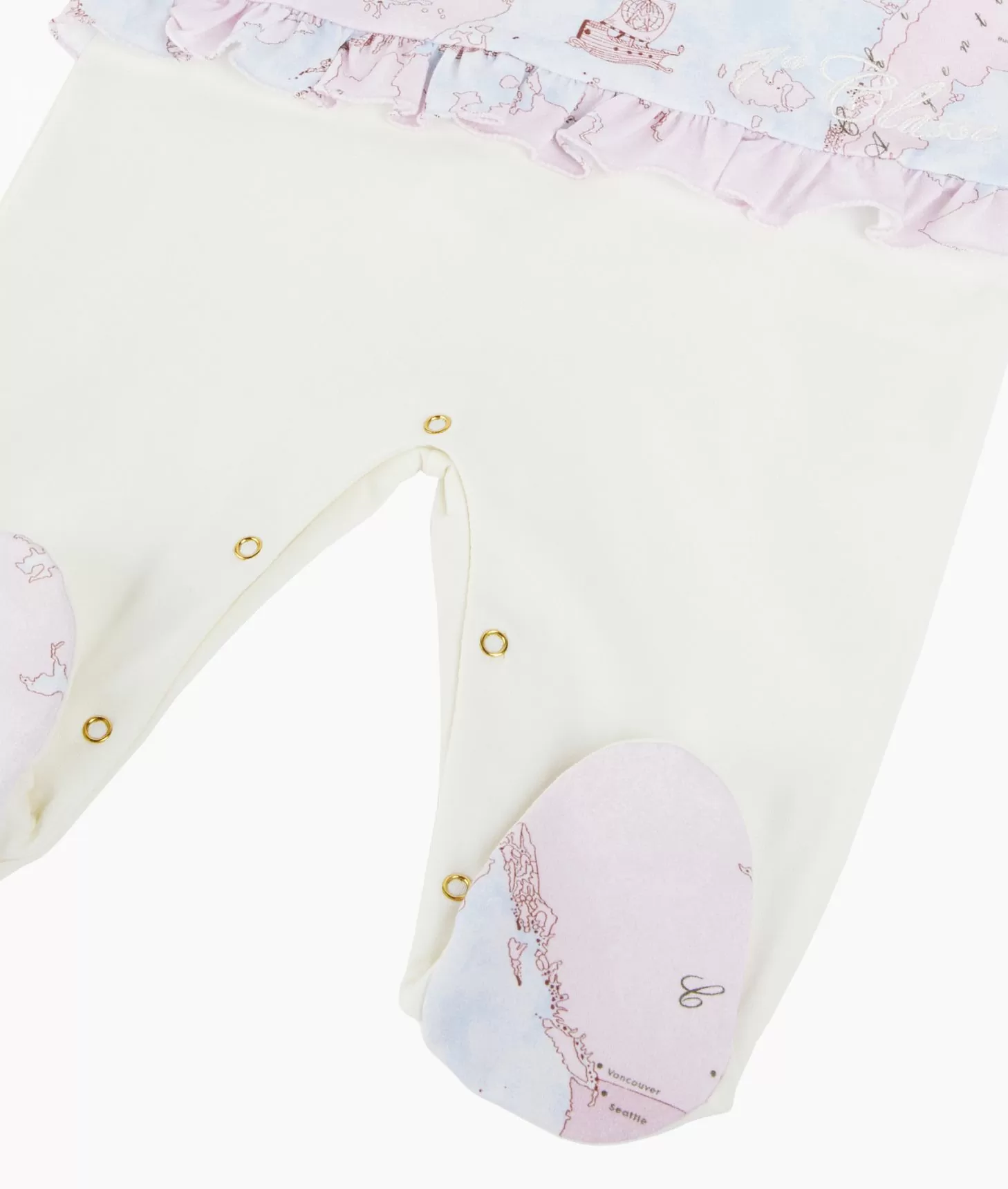 Alviero martini 1a classe Tutina in cotone Geo Lady Rosa Prezzo Ridotto