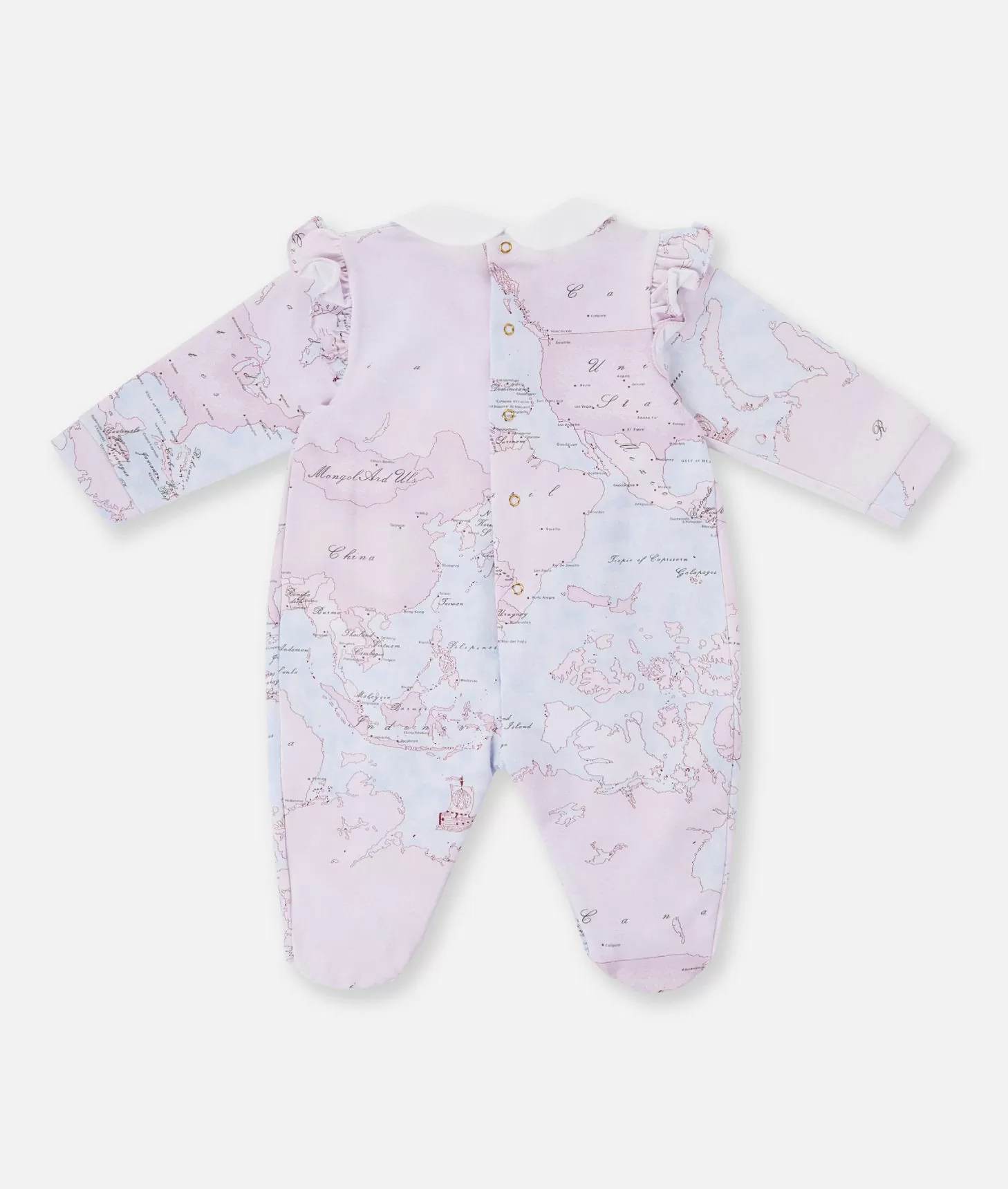 Alviero martini 1a classe Tutina in cotone con fiocco Geo Lady Rosa Sconto