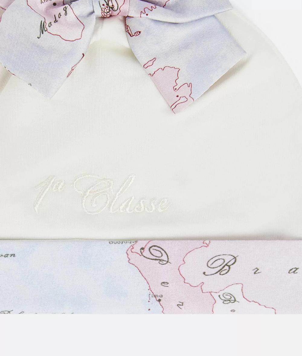 Alviero martini 1a classe Cappellino in cotone con fiocco Geo Lady Rosa Offerta
