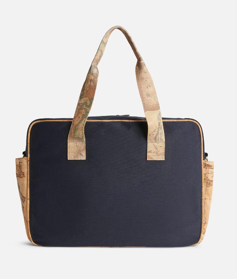 Alviero martini 1a classe Borsa per il cambio Geo Puzzle Blu Saldi