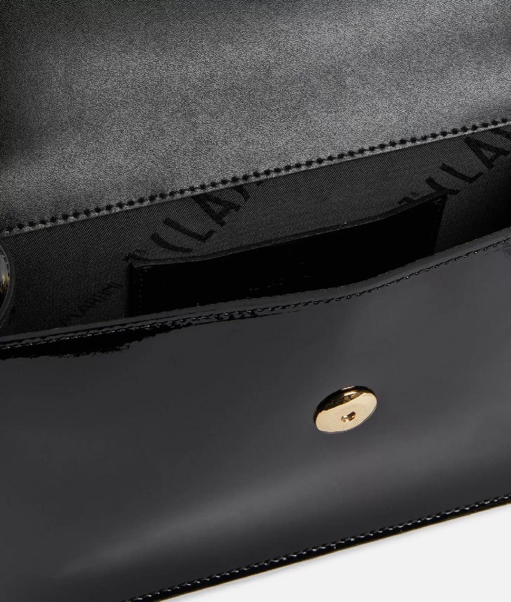 Alviero martini 1a classe Winter Spirit tracollina con patta in vernice Nera Spedizione Gratuita