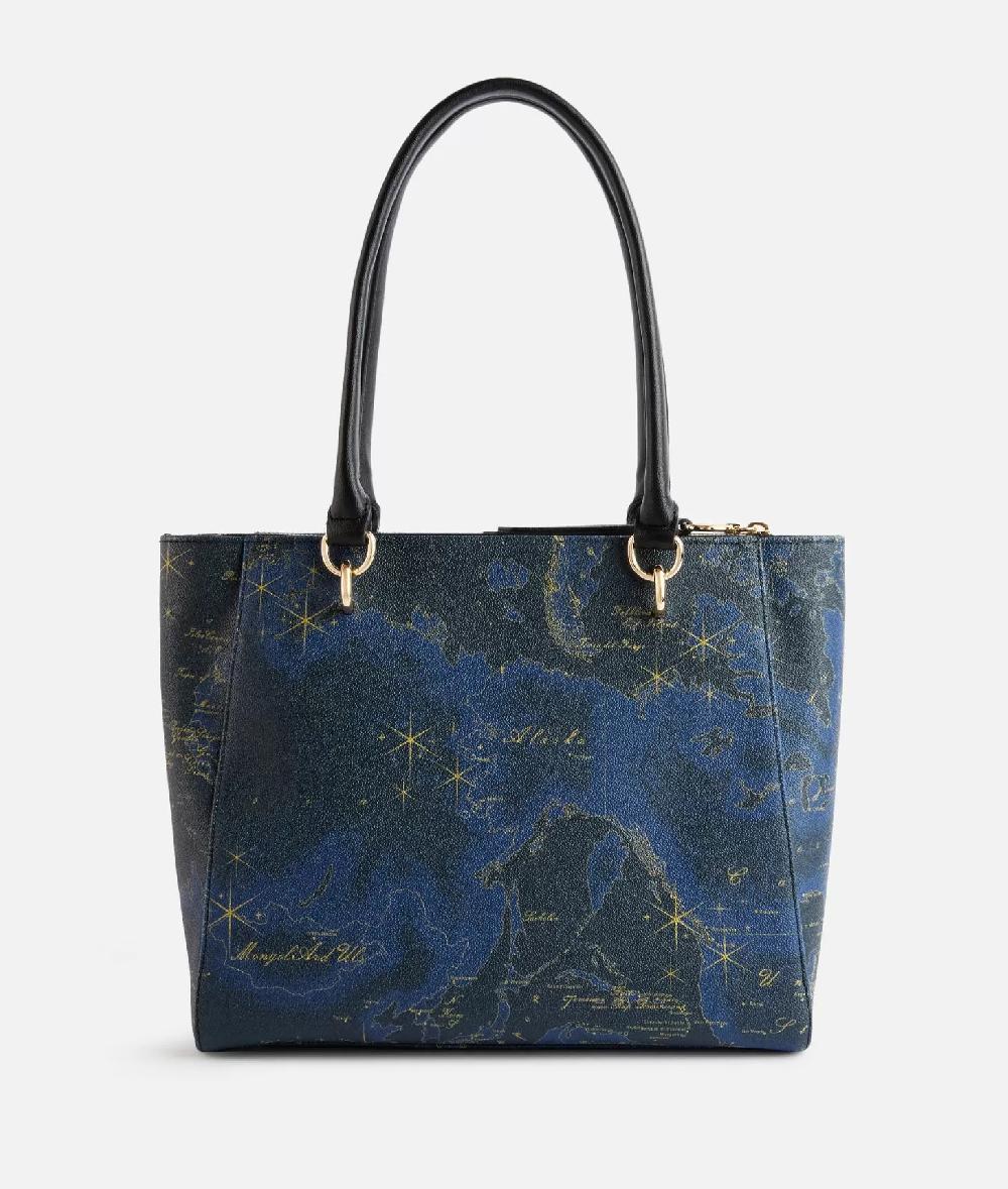 Alviero martini 1a classe Geo Midnight borsa shopping Blu Notte Convenienza
